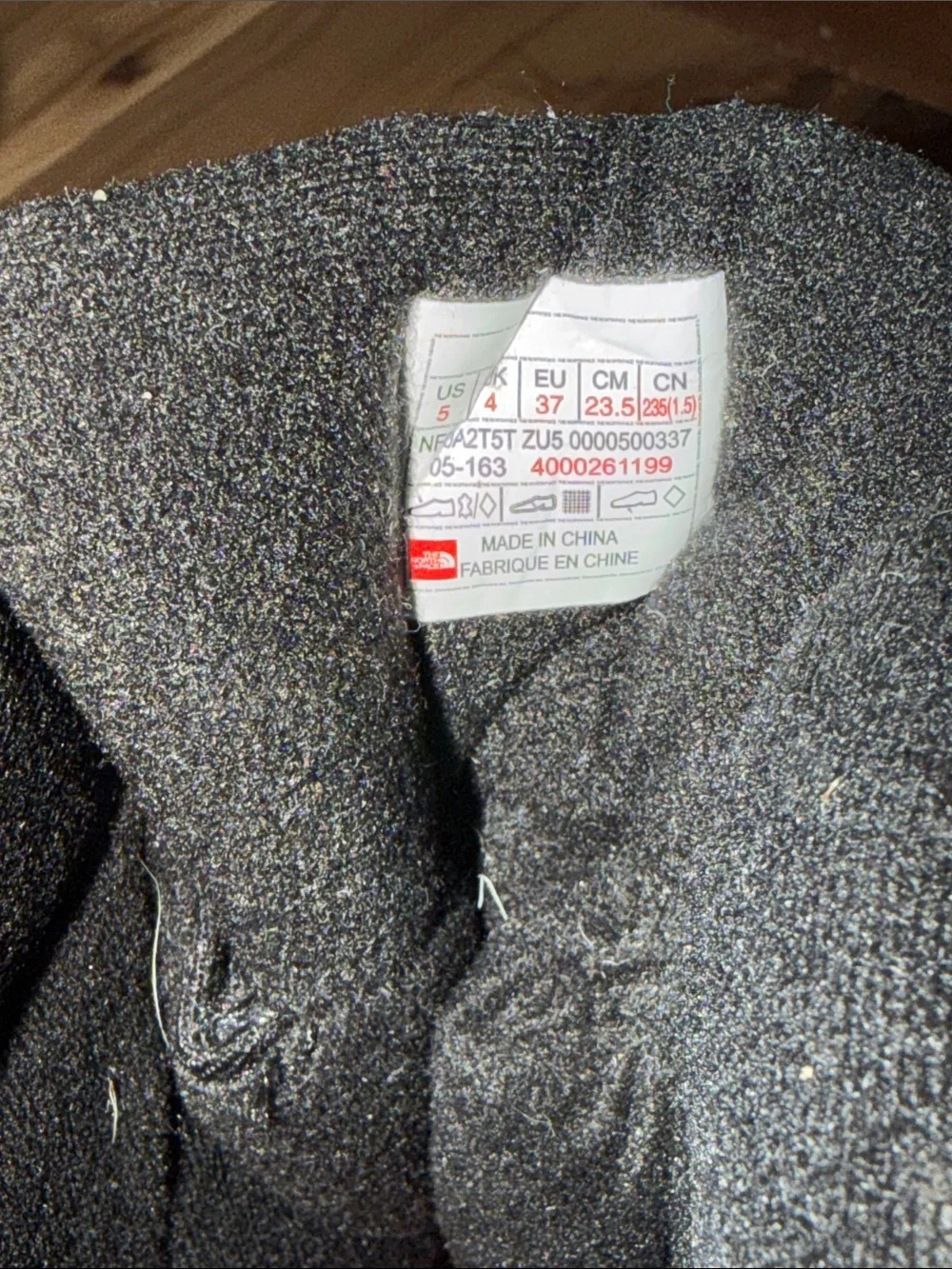 The North Face Kids Black Quilted Snow Boots